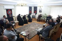 گزارش تصویری | حضور جمعی از مدیران رسانه‌ای کشور در منزل شهید سرلشکر حسین سلامی