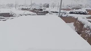 ثبت برف ۲۰ سانتی متری در مغیلان زیرکوه