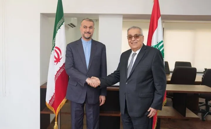 کنفرانس خبری مشترک وزرای خارجه ایران و لبنان