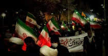حماسه حضور خیابانی مردم بروجن در شب‌های سرد بام ایران +تصاویر
